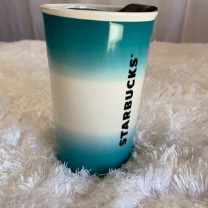 Starbucks Teal Ombré Double Wall 8 oz Traveler